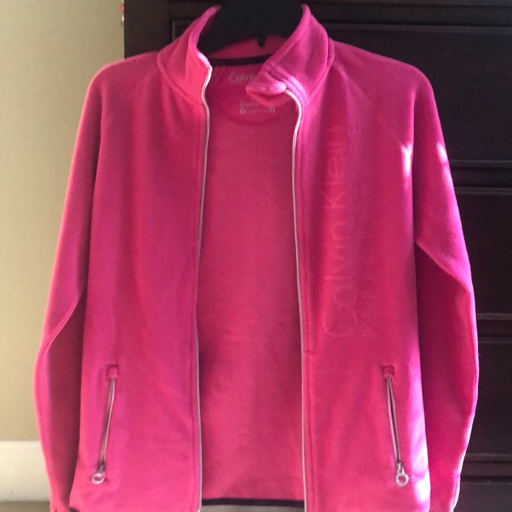 Pink Calvin Klein Performance Jacket
